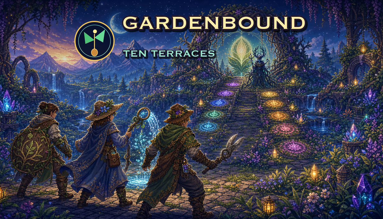 Gardenbound: Ten Terraces key art